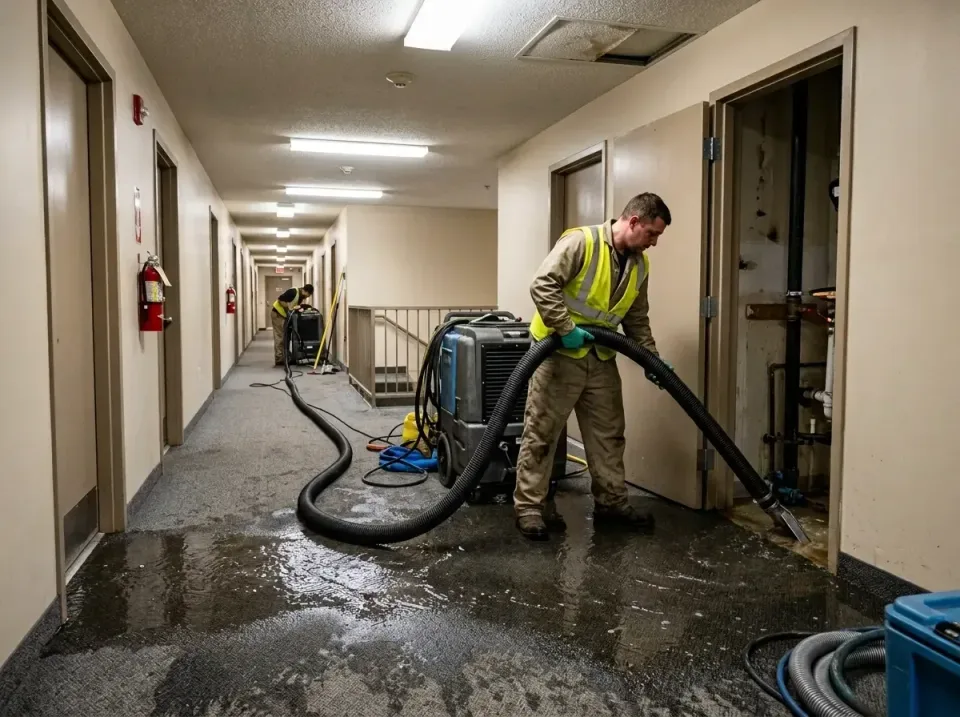 multi-unit-apartment-hallway-f-005 — frequently asked questions, Emergency Burst Pipe Water Extraction & Removal in Westwego…